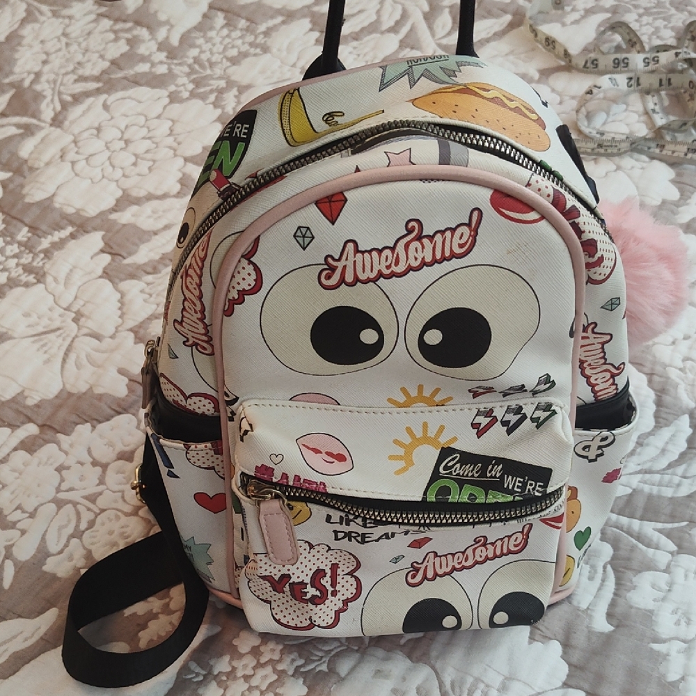 LIKE DREAMS Awesome Cartoon Print Kids Backpack